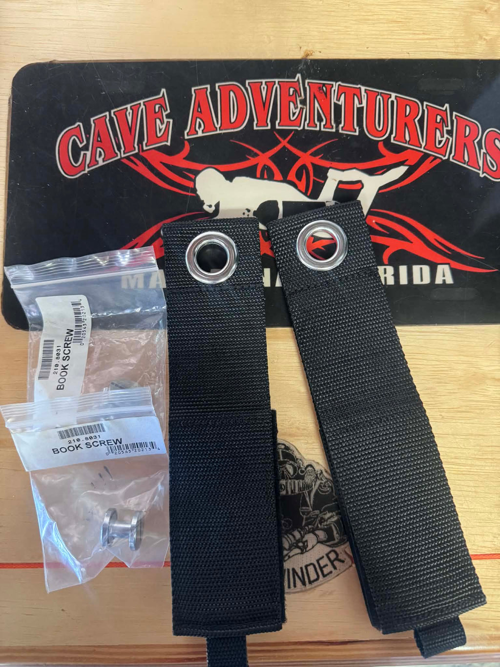 Cave Adventurers O2 Bottle Straps