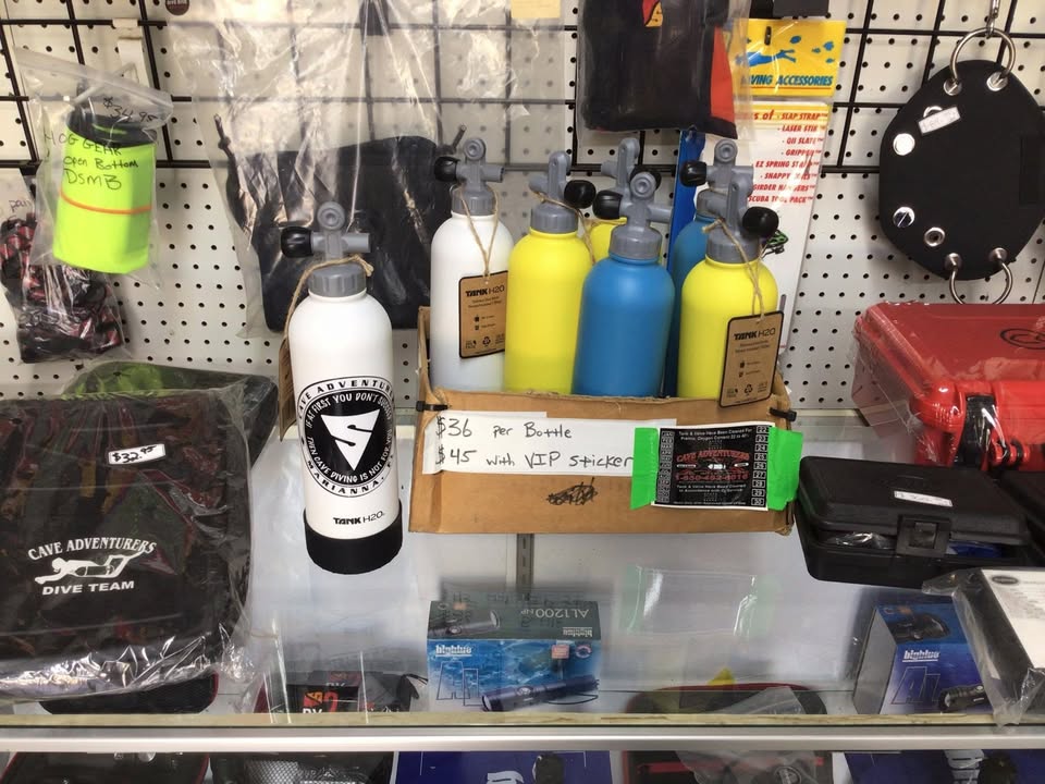 Scuba Tank H2O vacuum Insulated Stainless Steel Water Bottles