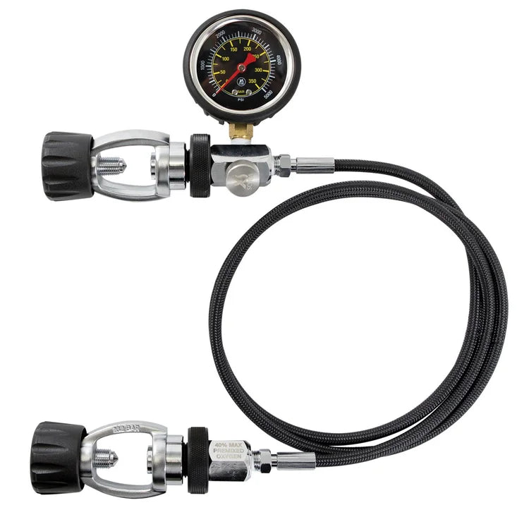 XS Scuba Deluxe Cylinder Equalizer with DuoKev HP Hose
