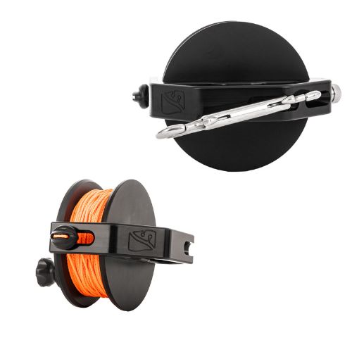 Dive Rite Azimuth Primary Reel 400FT/ 120M - Orange or White #24 line