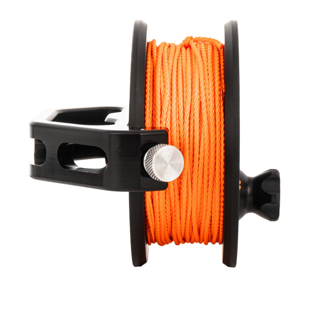 Dive Rite Azimuth Primary Reel 400FT/ 120M - Orange or White #24 line