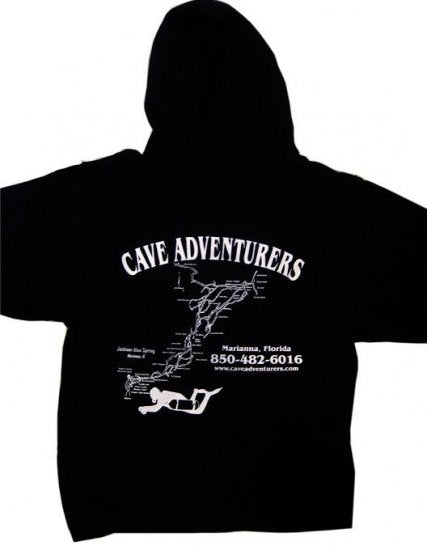 Cave Adventurers Jackson Blue Map Hoodie