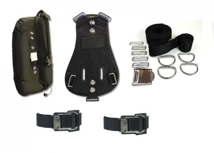 Cave Adventurers Harness, OxyCheq Wing and Ultra Lite Plate