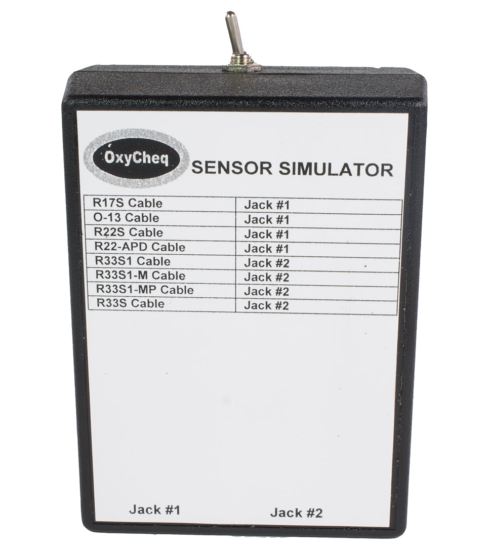 oxycheq sensor simulator
