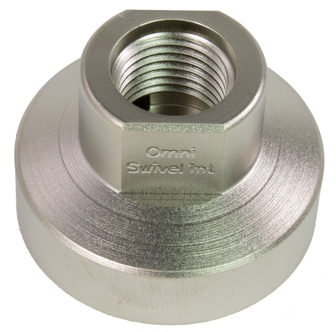 Omniswivel Y-block 9/16-18" Female to 3/8-24" Female (3-way)
