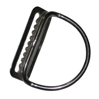 2" Fixed Bent D-Ring *Stainless Steel* 45 Degree