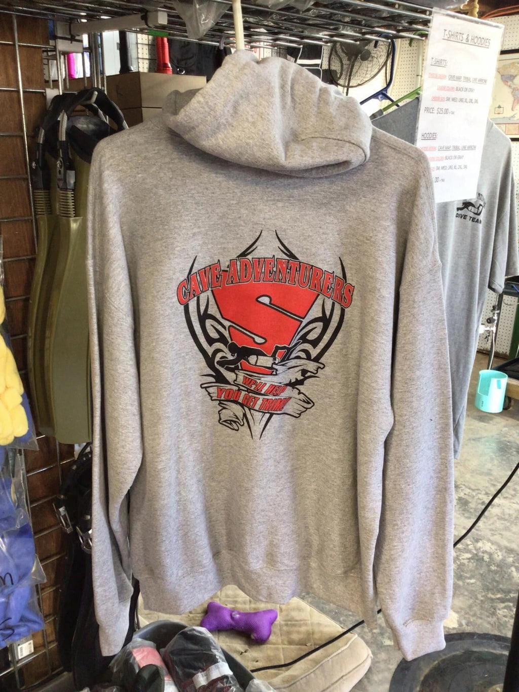 Cave Adventurers Tribal Hoodie