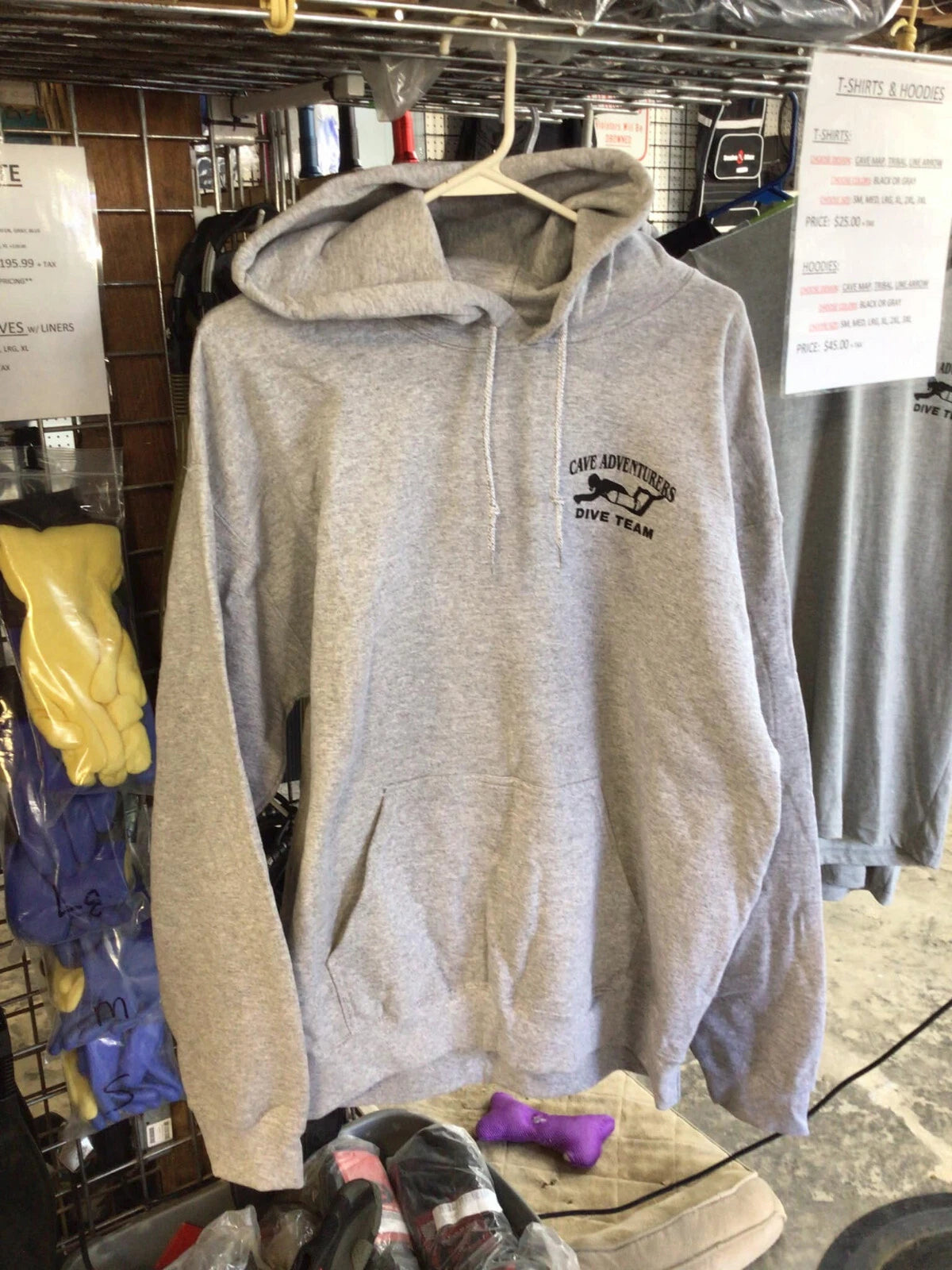 Cave Adventurers Map Hoodie