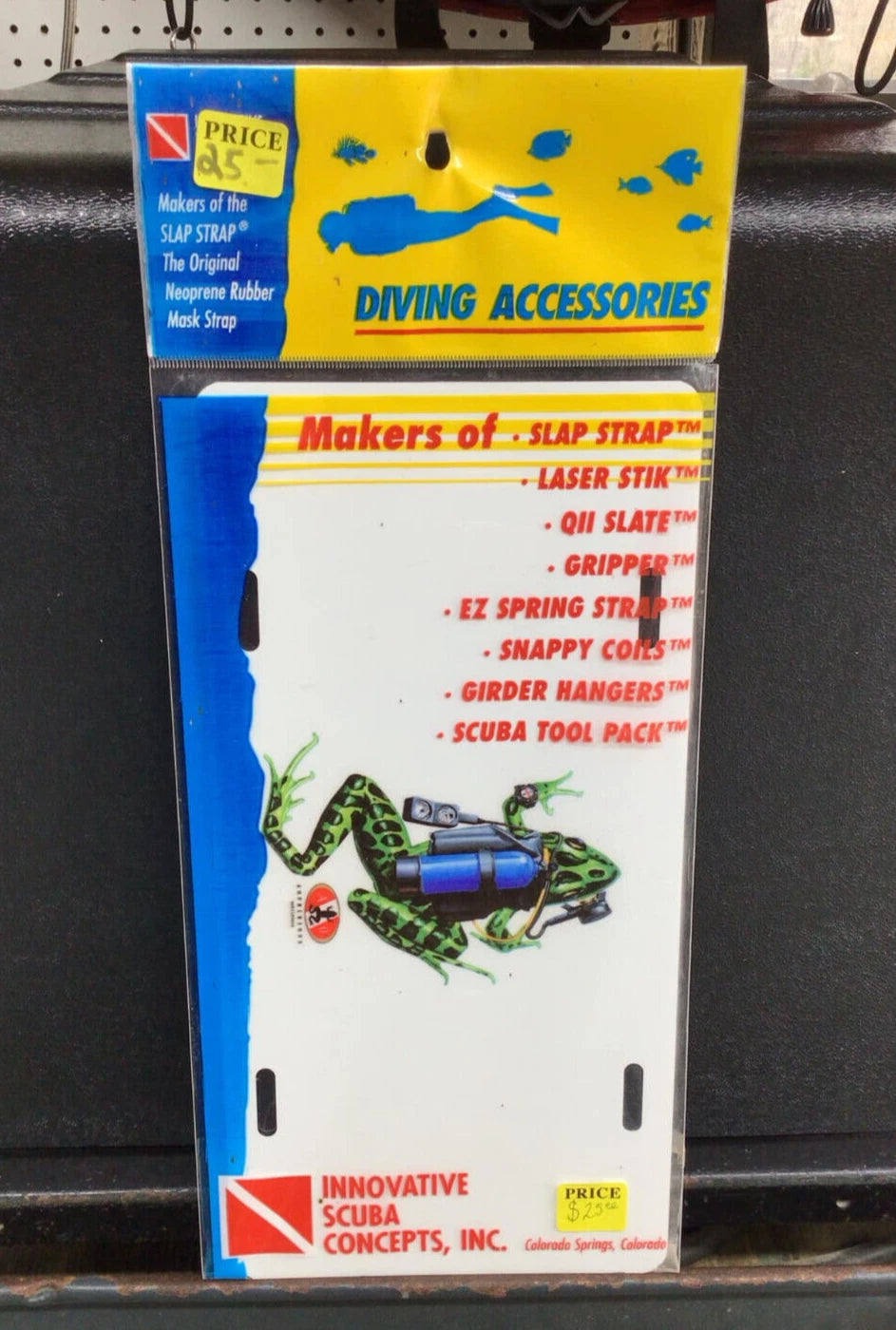 Scuba Diving Frog License Plate