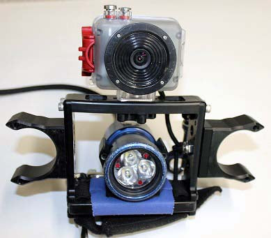 Underwater Light Dude Video Bracket