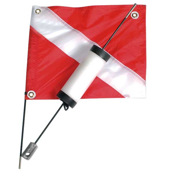 dive float and flag